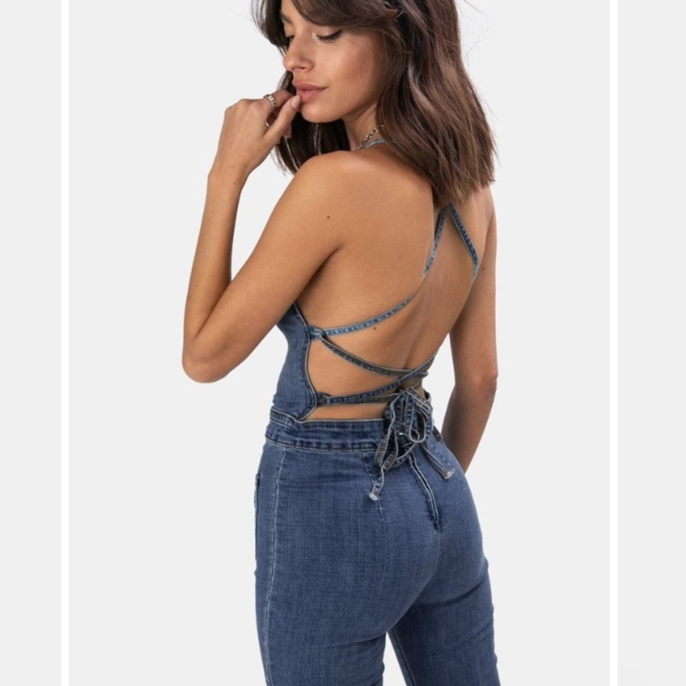 Brand new Denim Jumpsuit size small